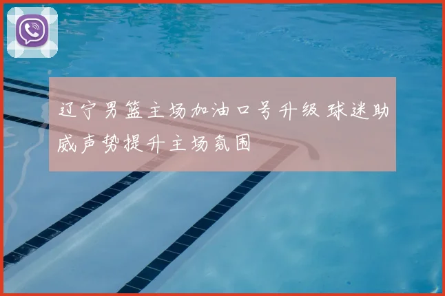 辽宁男篮主场加油口号升级 球迷助威声势提升主场氛围